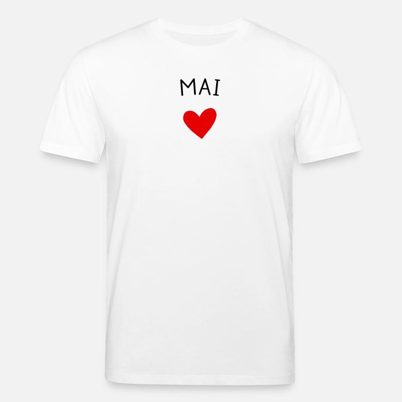 Werdende Mutter May – Baby unterwegs ❤️ - Stanley/Stella Unisex Bio-T-Shirt CREATOR  - Weiß