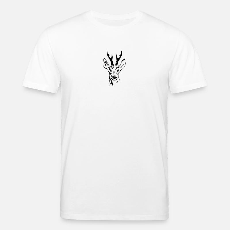 Rehbock - Hirsch - Deer - Stanley/Stella Unisex Bio-T-Shirt CREATOR  - Weiß