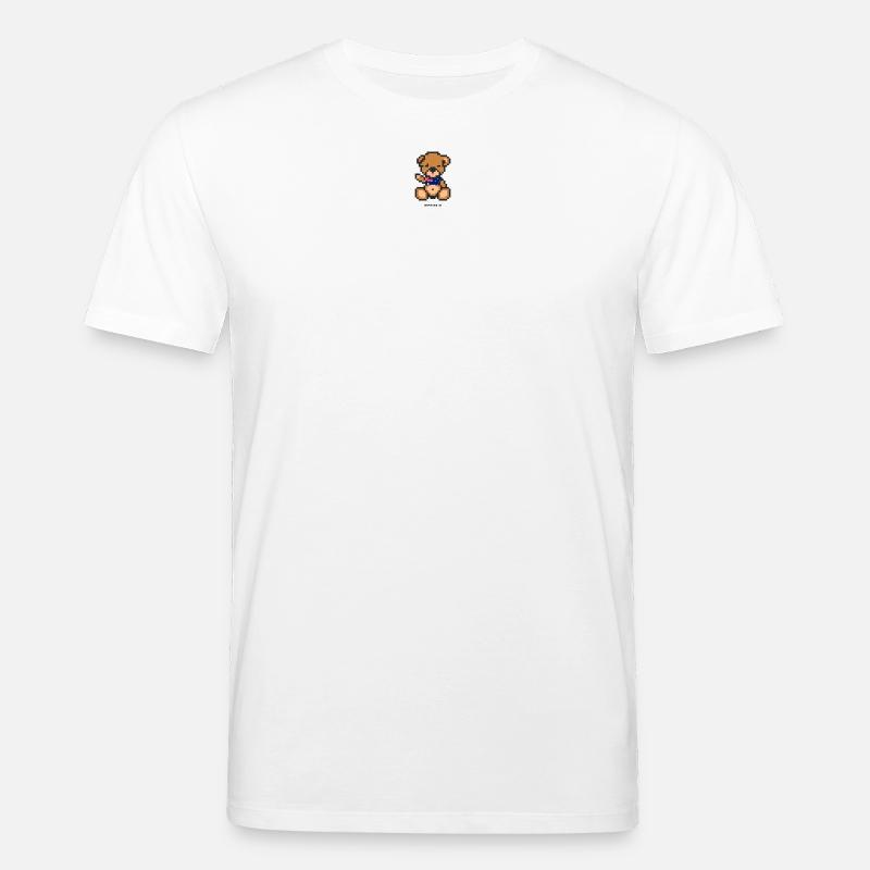 Pixel MiniBear Australia - T-shirt bio CREATOR Stanley/Stella Unisexe - blanc