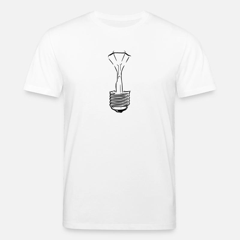 Lampe mit defektem Glaskolben - Stanley/Stella Unisex Bio-T-Shirt CREATOR  - Weiß