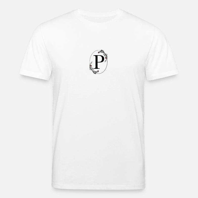 Buchstabe P - Stanley/Stella Unisex Bio-T-Shirt CREATOR  - Weiß