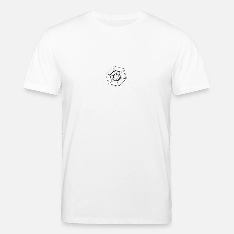 snowflake 4 black - Stanley/Stella Unisex Bio-T-Shirt CREATOR  - Weiß