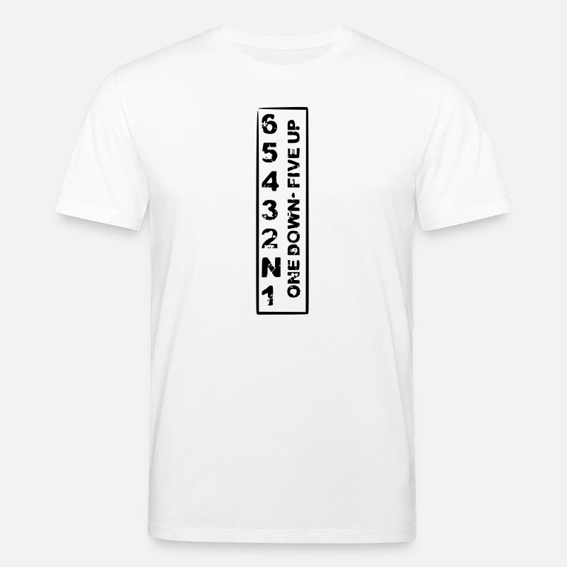 one down five up - Stanley/Stella CREATOR Unisex Organic T-Shirt - white