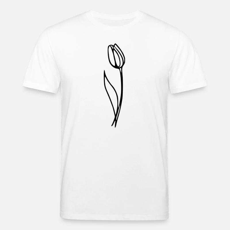 Tulpe - Stanley/Stella Unisex Bio-T-Shirt CREATOR  - Weiß