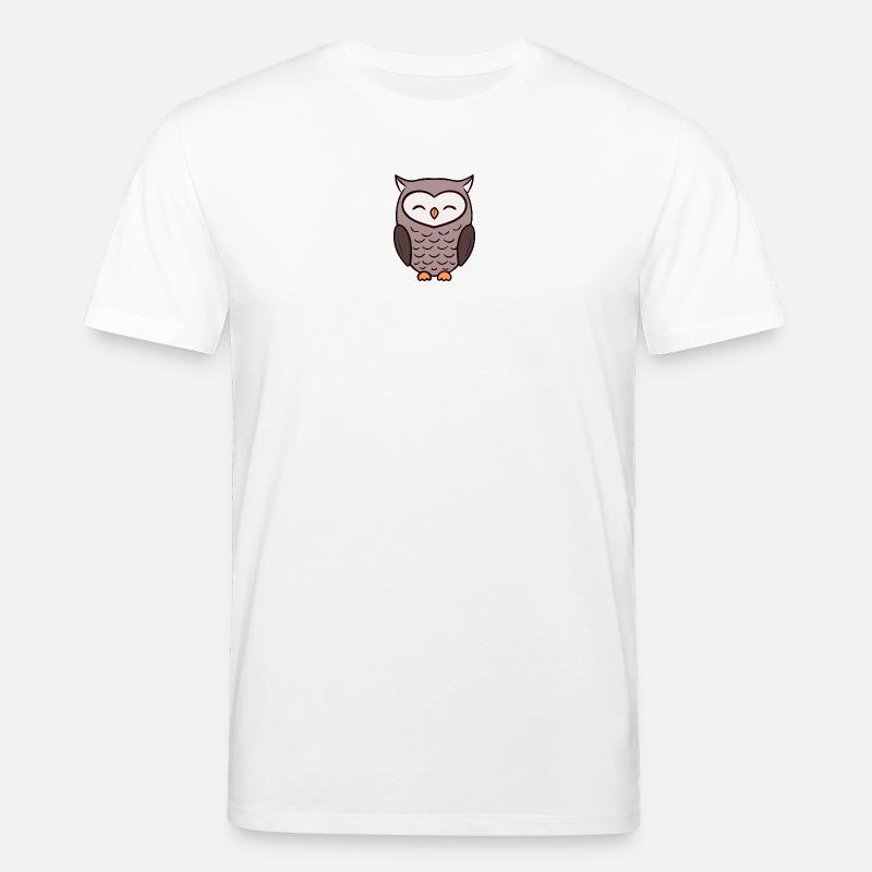 Eule Eulen - Stanley/Stella Unisex Bio-T-Shirt CREATOR  - Weiß