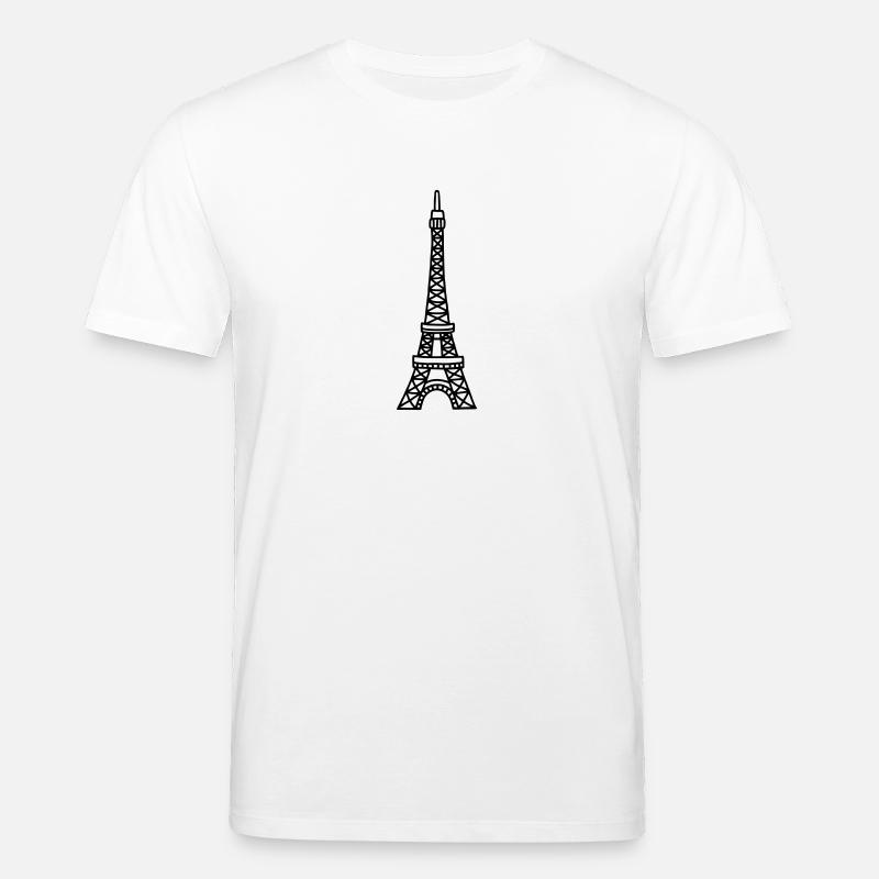 Eiffelturm - Paris - Stanley/Stella Unisex Bio-T-Shirt CREATOR  - Weiß