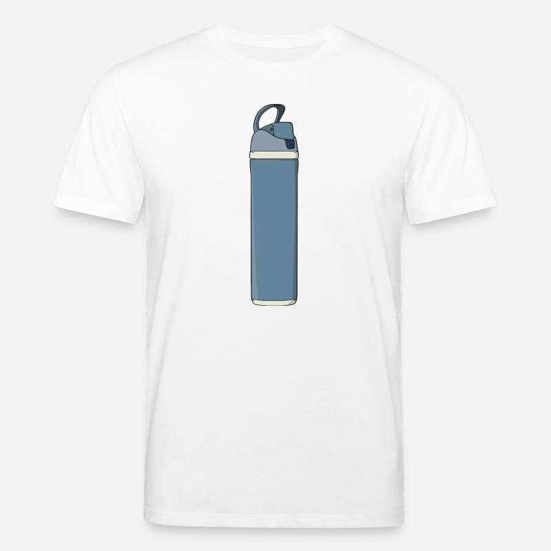 Blue Hydration Water Bottle Gym - Stanley/Stella Unisex Bio-T-Shirt CREATOR  - Weiß