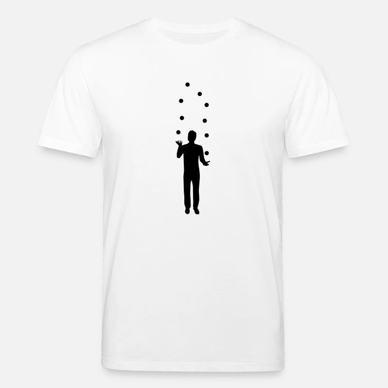 Jonglieren - Stanley/Stella Unisex Bio-T-Shirt CREATOR  - Weiß