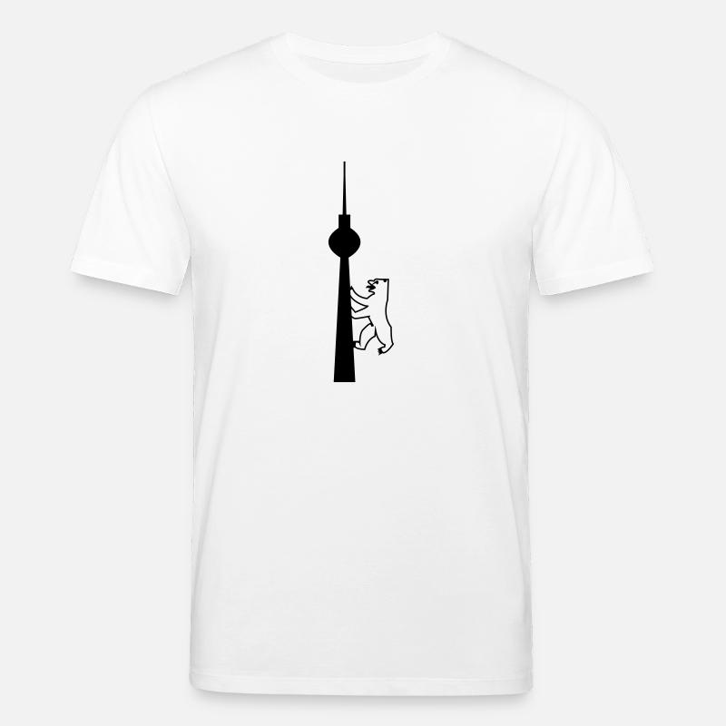 BERLINER FERNSEHTURM - Berlin Souvenirs - Stanley/Stella Unisex Bio-T-Shirt CREATOR  - Weiß
