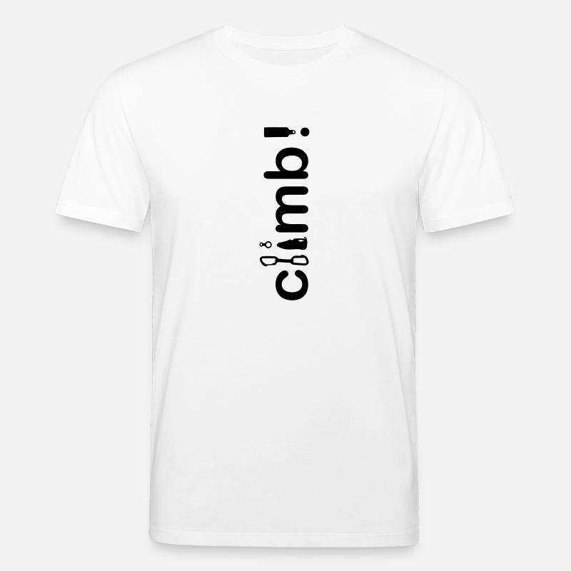 "climb" - Klettern! - Stanley/Stella Unisex Bio-T-Shirt CREATOR  - Weiß