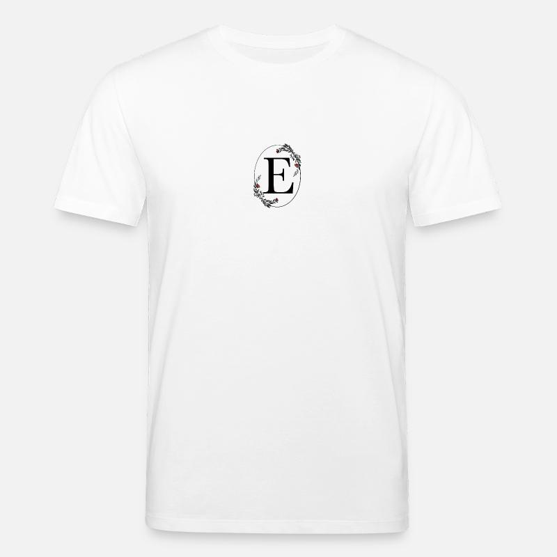 Buchstabe E - Stanley/Stella Unisex Bio-T-Shirt CREATOR  - Weiß