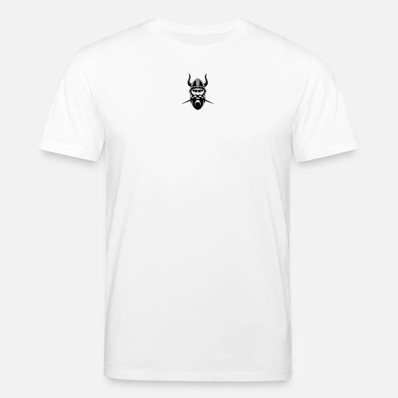 Wikinger Krieger Kopf - Stanley/Stella Unisex Bio-T-Shirt CREATOR  - Weiß