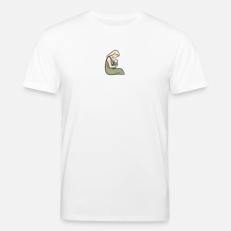 Sanftes Bonding: Mutterschaft Stillen - Stanley/Stella Unisex Bio-T-Shirt CREATOR  - Weiß