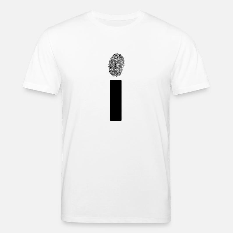 Point d'empreintes digitales I - T-shirt bio CREATOR Stanley/Stella Unisexe - blanc