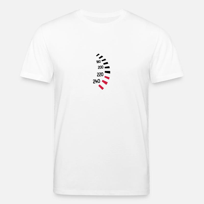 Tacho Geschwindigkeit - Stanley/Stella Unisex Bio-T-Shirt CREATOR  - Weiß