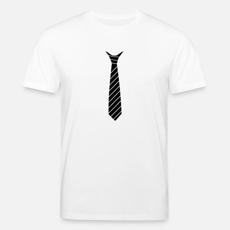 Krawatten Illusion - Stanley/Stella Unisex Bio-T-Shirt CREATOR  - Weiß
