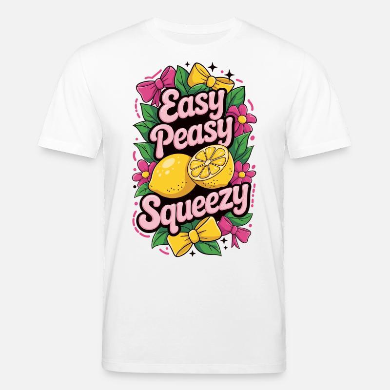 Easy Peasy Chemise Lemon Squeezy - T-shirt bio CREATOR Stanley/Stella Unisexe - blanc