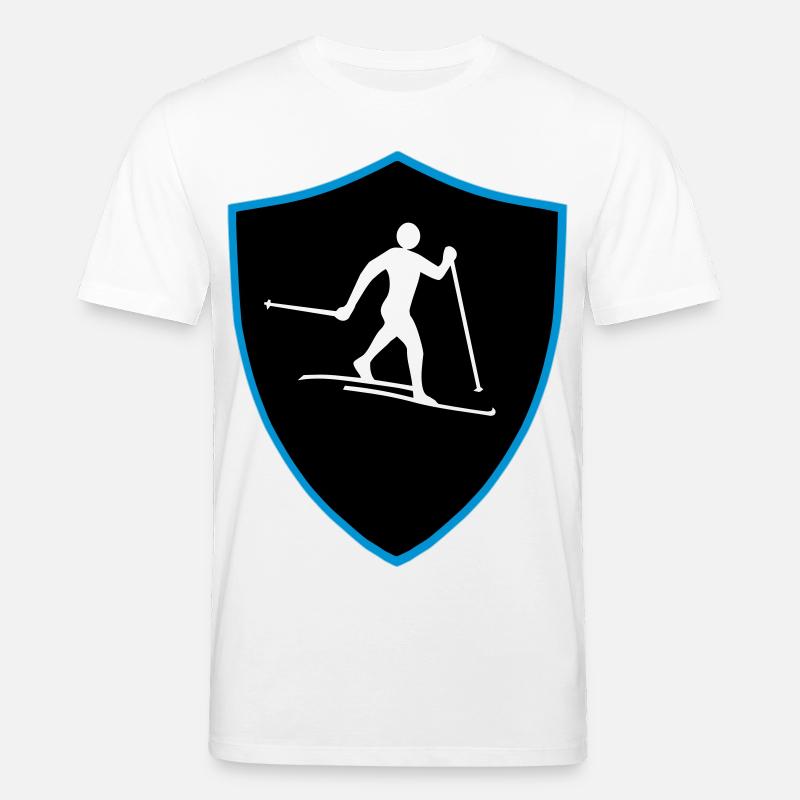 Langlauf Schild - Stanley/Stella Unisex Bio-T-Shirt CREATOR  - Weiß