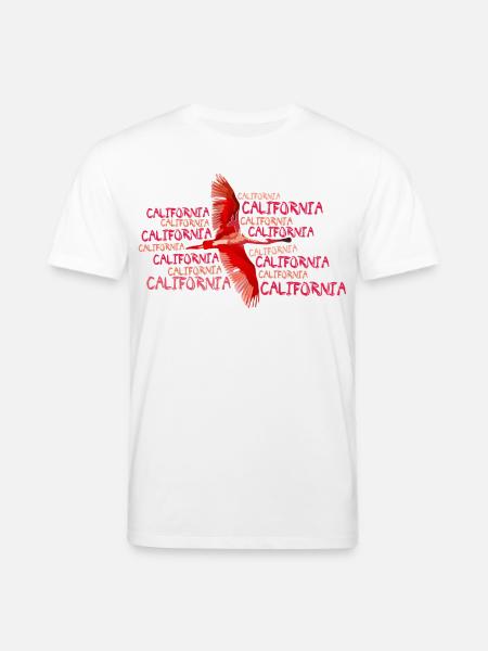 california - Stanley/Stella CREATOR Unisex Organic T-Shirt - white