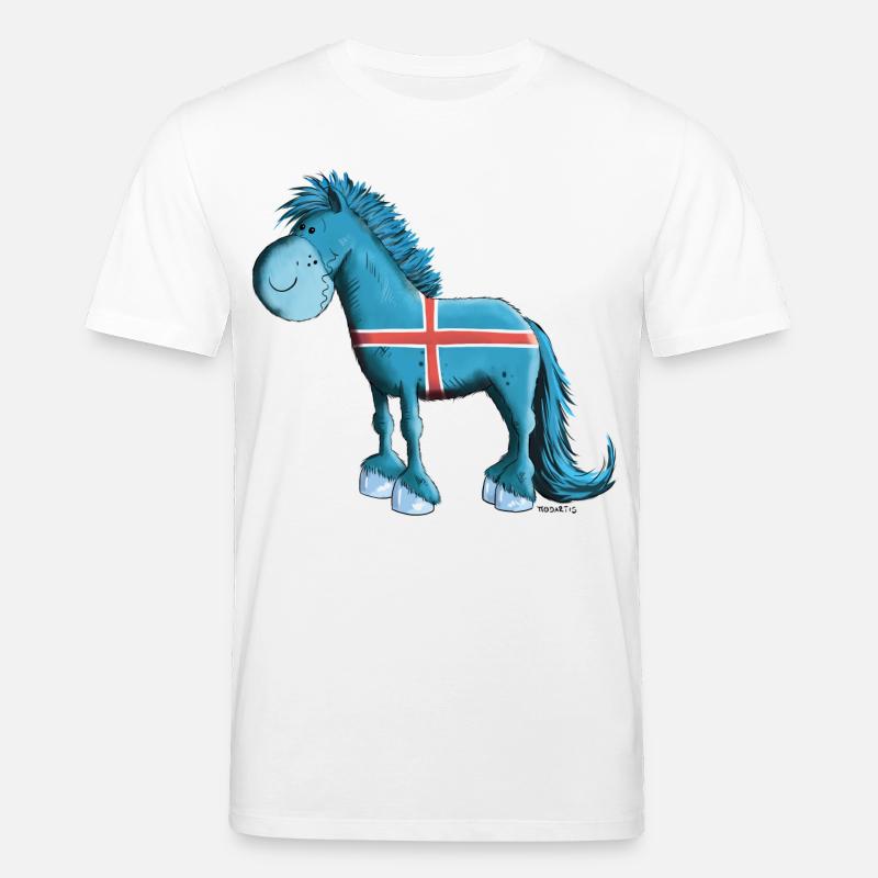 Der Isländer ist da - Stanley/Stella Unisex Bio-T-Shirt CREATOR  - Weiß