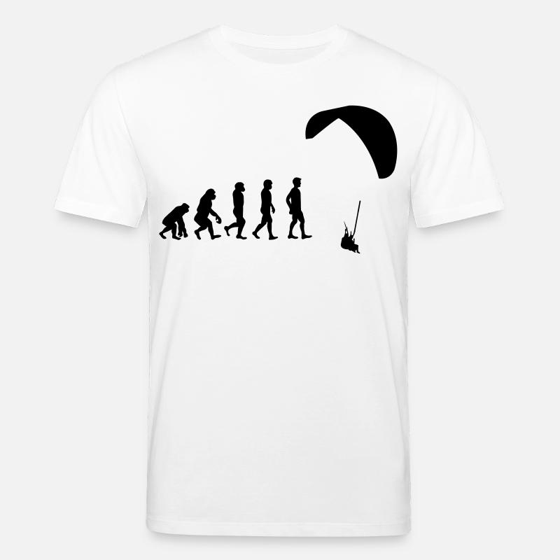 Evolution Gleitschirm - Stanley/Stella Unisex Bio-T-Shirt CREATOR  - Weiß