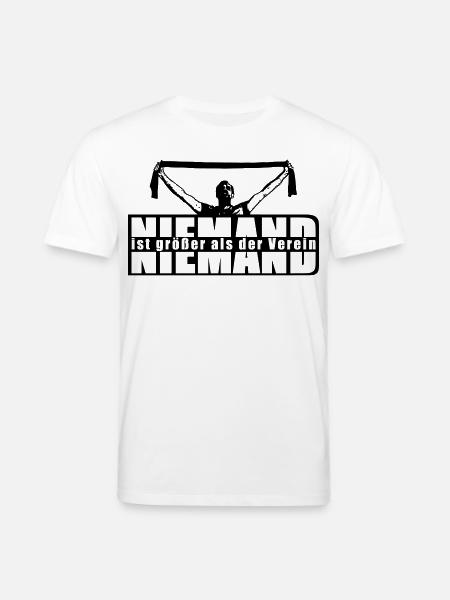 No one is bigger than the club - Stanley/Stella CREATOR Unisex Organic T-Shirt - white