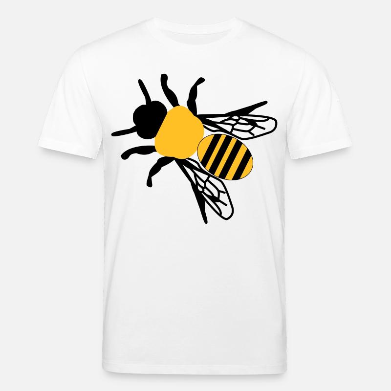 Biene klein - Stanley/Stella Unisex Bio-T-Shirt CREATOR  - Weiß