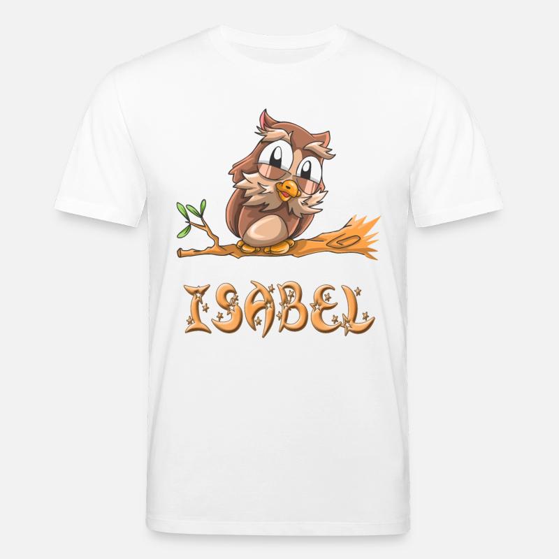 Eule Isabel - Stanley/Stella Unisex Bio-T-Shirt CREATOR  - Weiß