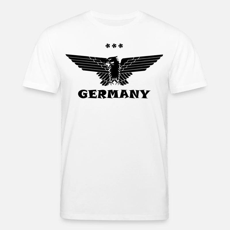 Deutsdchland Adler Germany black - Stanley/Stella Unisex Bio-T-Shirt CREATOR  - Weiß
