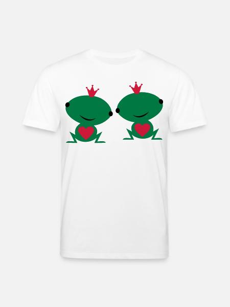 two are in love - Stanley/Stella CREATOR Unisex Organic T-Shirt - white
