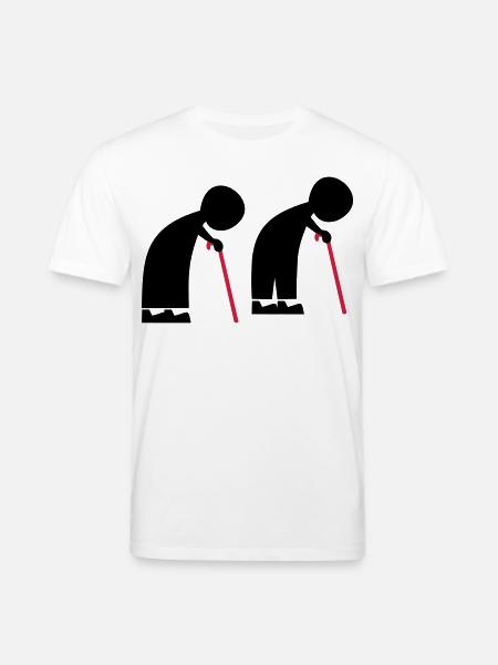 old people - Stanley/Stella CREATOR Unisex Organic T-Shirt - white