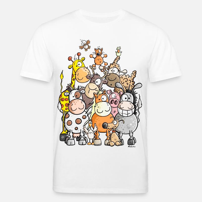 Tas géant de l'animal - T-shirt bio CREATOR Stanley/Stella Unisexe - blanc