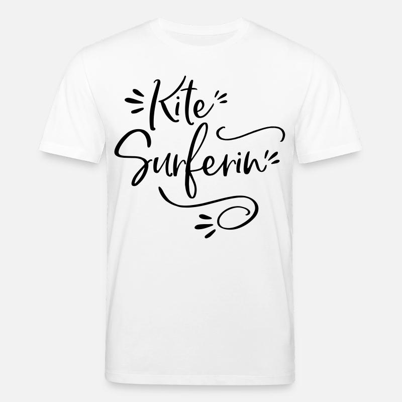 Kitesurferin Kite surfen Geschenk - Stanley/Stella Unisex Bio-T-Shirt CREATOR - Weiß