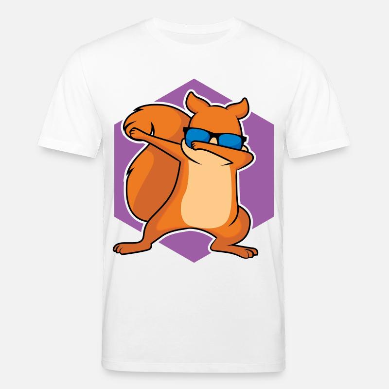 Dabbing Squirrel - Conception - T-shirt bio CREATOR Stanley/Stella Unisexe - blanc