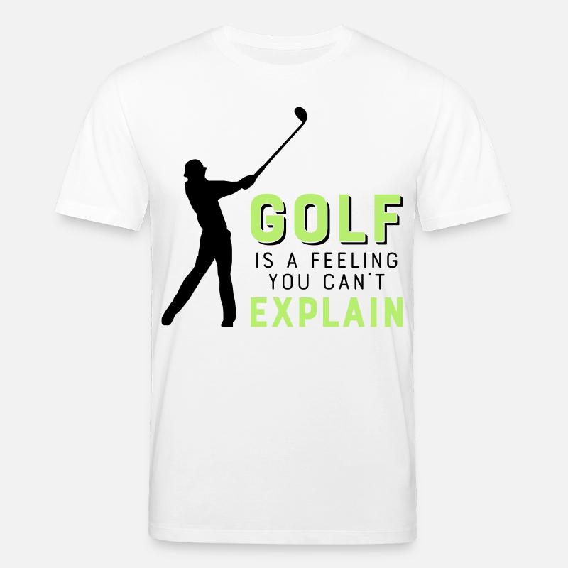 Le golf - T-shirt bio CREATOR Stanley/Stella Unisexe - blanc