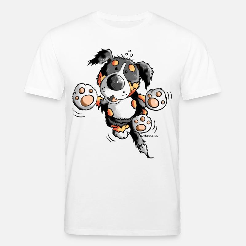 Brain der Berner Sennenhund - Stanley/Stella Unisex Bio-T-Shirt CREATOR  - Weiß