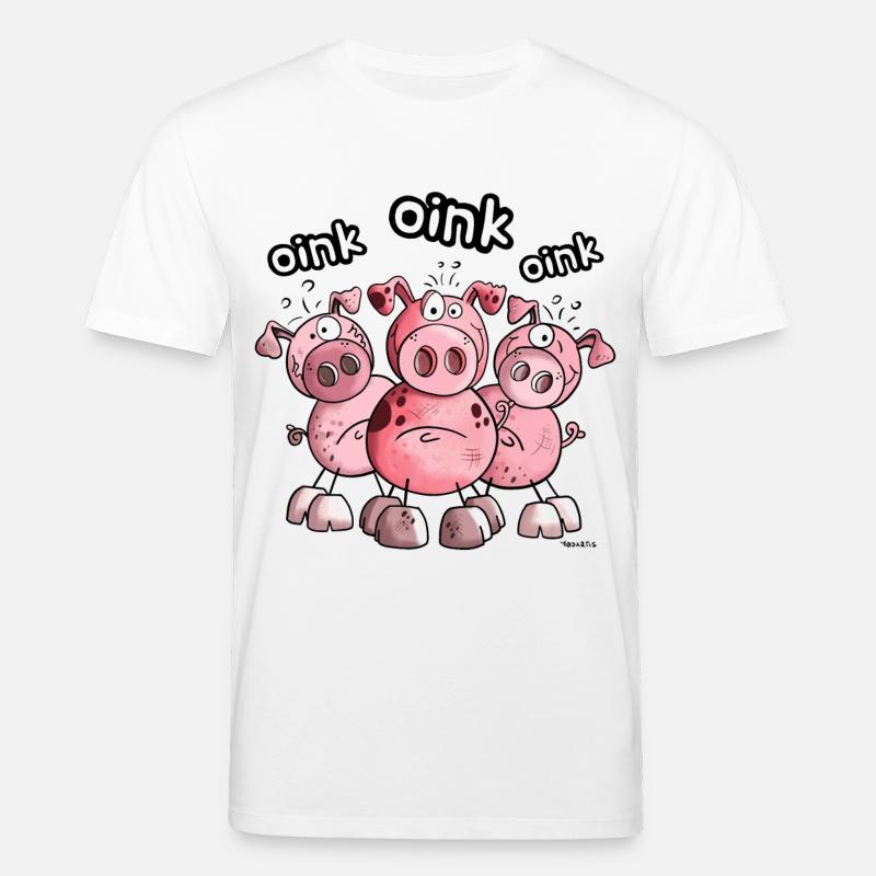 Das Schweine Team - Stanley/Stella Unisex Bio-T-Shirt CREATOR  - Weiß