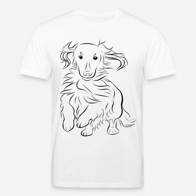 Dackel-Geschwindigkeit - Stanley/Stella Unisex Bio-T-Shirt CREATOR  - Weiß