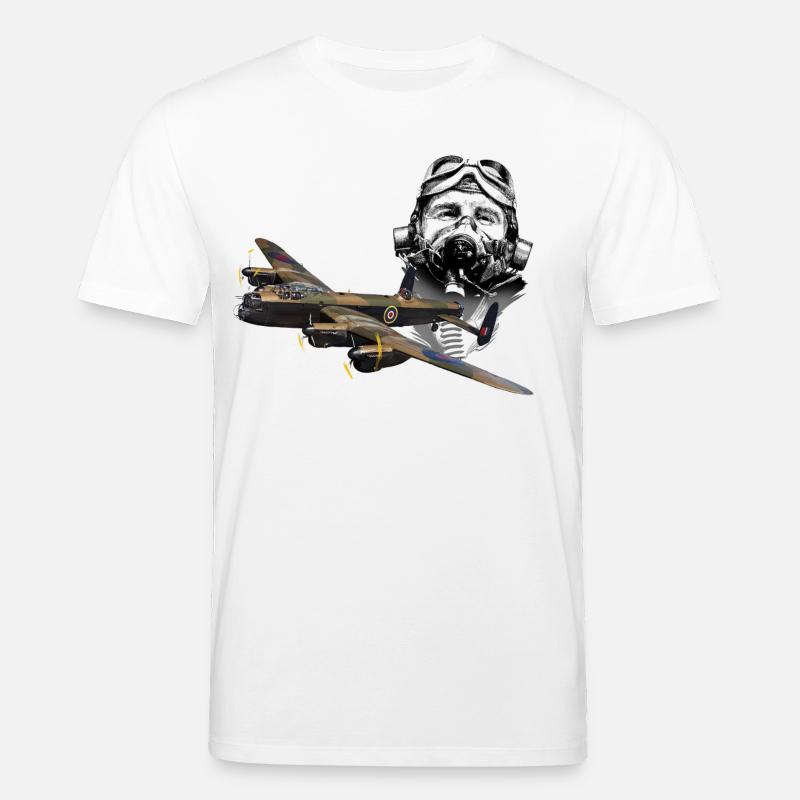 Pilot Lankaster - Stanley/Stella Unisex Bio-T-Shirt CREATOR  - Weiß