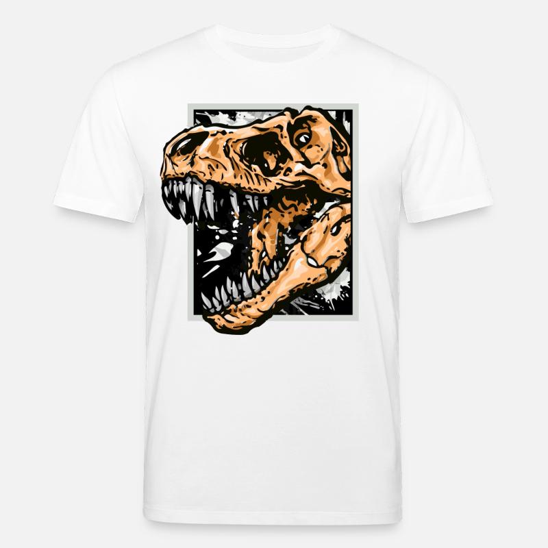 Dinosaures / T-Rex / Trex / Idée cadeau - T-shirt bio CREATOR Stanley/Stella Unisexe - blanc