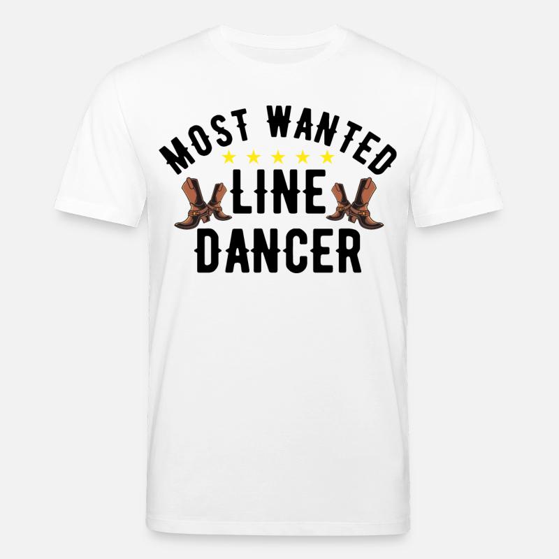 Most Wanted Line Dancer - Stanley/Stella Unisex Bio-T-Shirt CREATOR  - Weiß