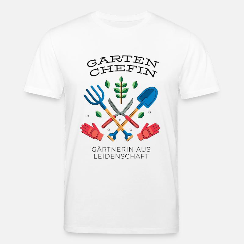 Gartenchefin - Stanley/Stella Unisex Bio-T-Shirt CREATOR  - Weiß