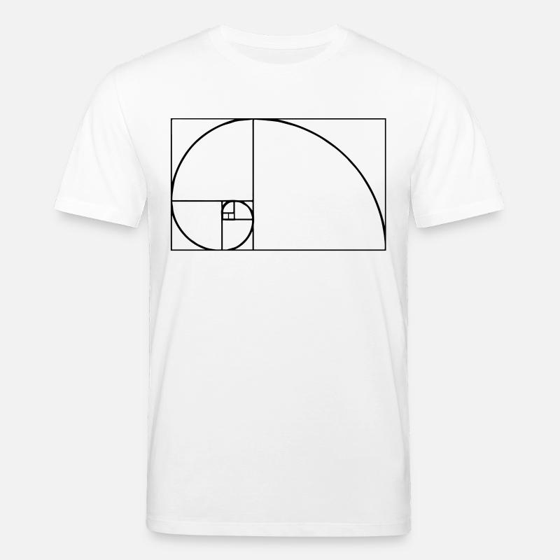Fibonacci Tshirt - Stanley/Stella Unisex Bio-T-Shirt CREATOR  - Weiß