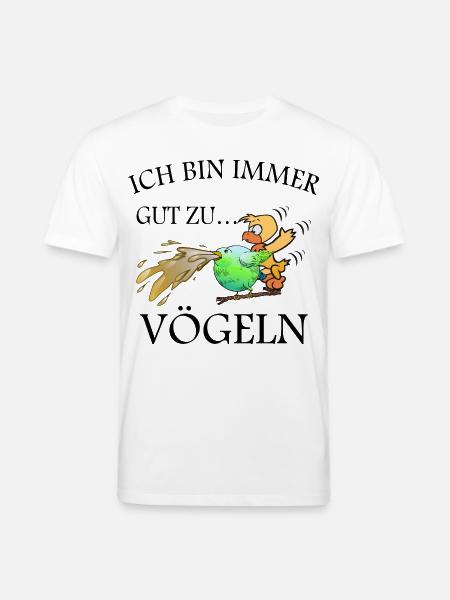 Lustige Vögel - Stanley/Stella Unisex Bio-T-Shirt CREATOR - Weiß