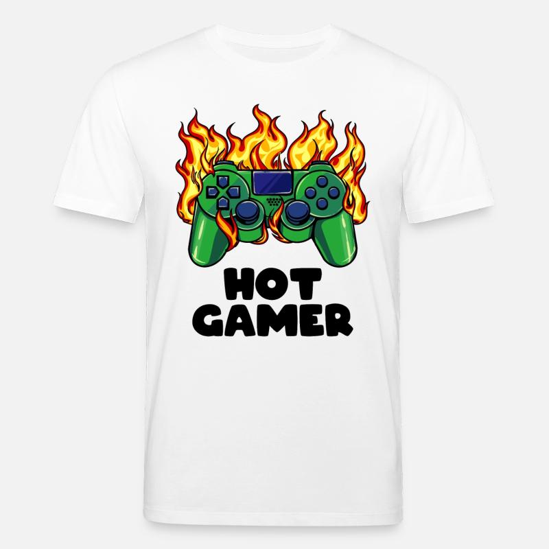 Gamer Zocker Videospieler Games Controller - Stanley/Stella Unisex Bio-T-Shirt CREATOR  - Weiß