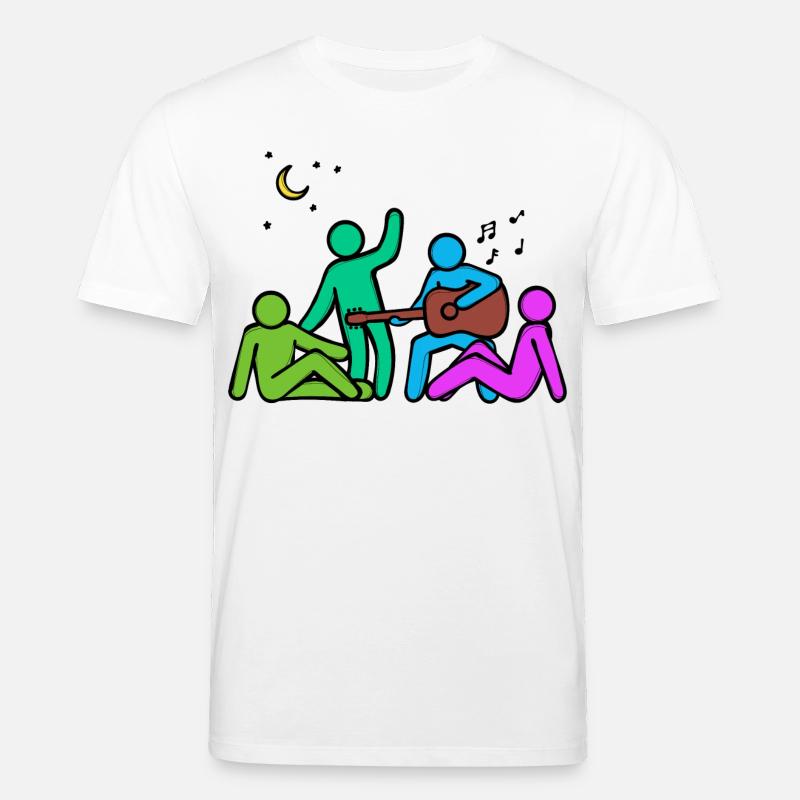 Beste Freunde Kumpel Freundschaft - Stanley/Stella Unisex Bio-T-Shirt CREATOR  - Weiß