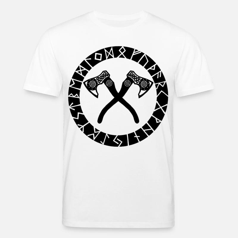 Schwarze Haxen der Wikinger - Stanley/Stella Unisex Bio-T-Shirt CREATOR  - Weiß