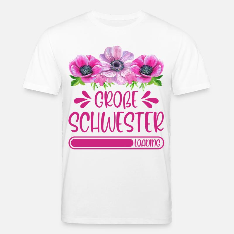Große Schwester Loading - Stanley/Stella Unisex Bio-T-Shirt CREATOR  - Weiß