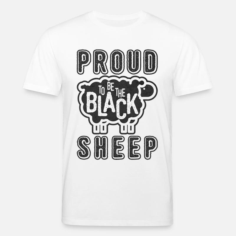 Le mouton noir - giftidea - T-shirt bio CREATOR Stanley/Stella Unisexe - blanc