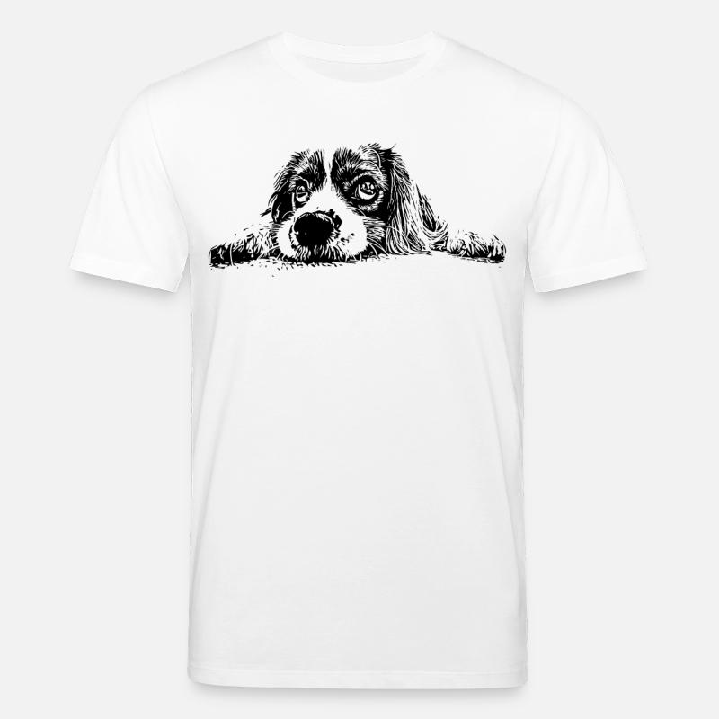 Cocker Spaniel - T-shirt bio CREATOR Stanley/Stella Unisexe - blanc